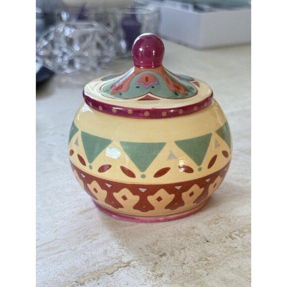 Partylite Bohemian Spice Votive Candle Holder Keepsake Retired 3.75”T EUC - Picture 1 of 6